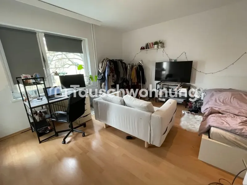 Tauschwohnung:  1-Zimmer Wohnung gegen ab 1.5 Zimmer Wohnung — photo 1